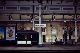 Zugstation in Newcastle upon tyne